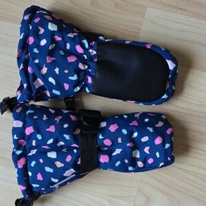 Jan & Jul Thumbless Snow Mittens Terrazzo XS 0-2 NWOT